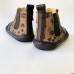 Botines Andanines Chelsea Leopardo · Piel Negra