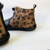 Botines Andanines Chelsea Leopardo · Piel Negra