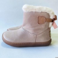 Chetto Botas Barefoot Niña 1125517 Rosa Brillo con Pelo y Lazo