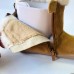 Botas Barefoot Chetto 1125517 Beige con Pelo y Lazo