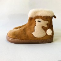 Chetto Baby Free Botas Barefoot Conejito Camel con Pelo