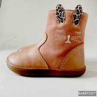 Chetto botas respetuosas de Piel con Estampado de Gatito para Niña Rosa