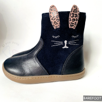 Chetto botas respetuosas de Piel con Estampado de Gatito para Niña