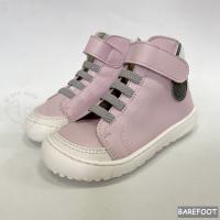 CoqueFlex Kids botines de microfibra blanco-lila