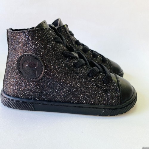 Coqueflex Enna Galaxy Botines Barefoot Negro Glitter