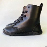 Coqueflex Botines Barefoot Infantiles Negros Kira