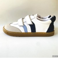 Blanditos by Crio's Barefoot Calzado Respetuoso para Niños DELFÍN blanco con azul Blanditos by Crio's Barefoot Calzado Respetuoso para Niños DELFÍN blanco con azul