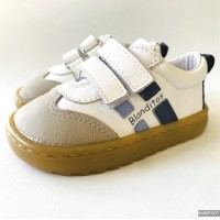 Blanditos by crio`s Zapatillas Barefoot Respetuosas LISBOA blanco-azul Blanditos by crio`s Zapatillas Barefoot Respetuosas LISBOA blanco-azul