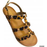 Gioseppo Sandalias barefoot mujer Stepney piel estampado animal
