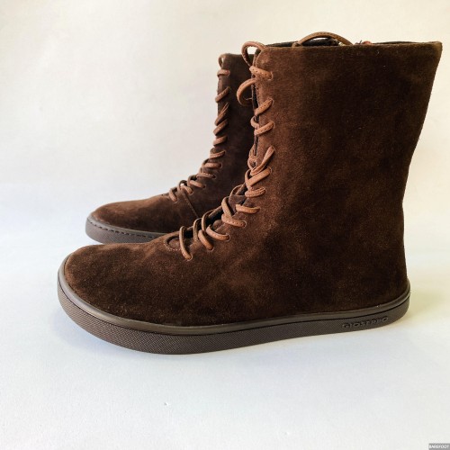 Gioseppo 80048 Chocolate | Botas Barefoot Mujer de Piel Gioseppo 80048 Chocolate | Botas Barefoot Mujer de Piel