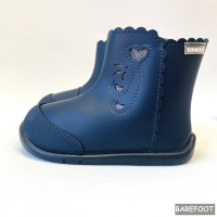 Titanitos B500 Rosario Navy | Botas Barefoot Niña de Piel