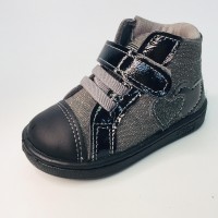 ZAPY BOTIN VELCRO ELAST GRIS NEGRO ZAPY BOTIN VELCRO ELAST GRIS NEGRO