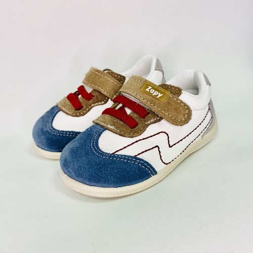 ZapyFlex deportivas jooguin blanco azul rojo