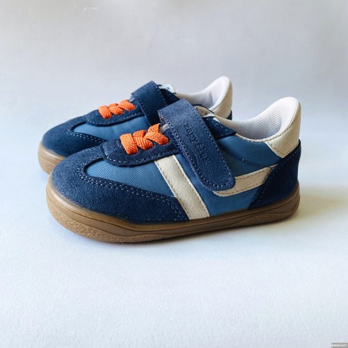 ZapyFlex Deportivas Barefoot Respetuosas Azul-naranja