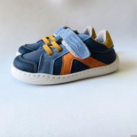 ZapyFlex Retro Blue | Zapatillas Barefoot Infantiles