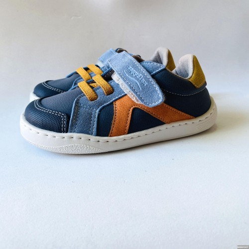 ZapyFlex Retro Blue | Zapatillas Barefoot Infantiles