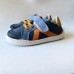 ZapyFlex Retro Blue – Zapatillas Barefoot Infantiles