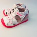 BIOMECANICS SANDALIAS NIÑA BLANCO TIGRA ROSA