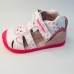 BIOMECANICS SANDALIAS NIÑA BLANCO TIGRA ROSA