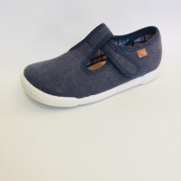 VUL-LADI SANDALIA TAPADA TIRA VELCRO JEANS