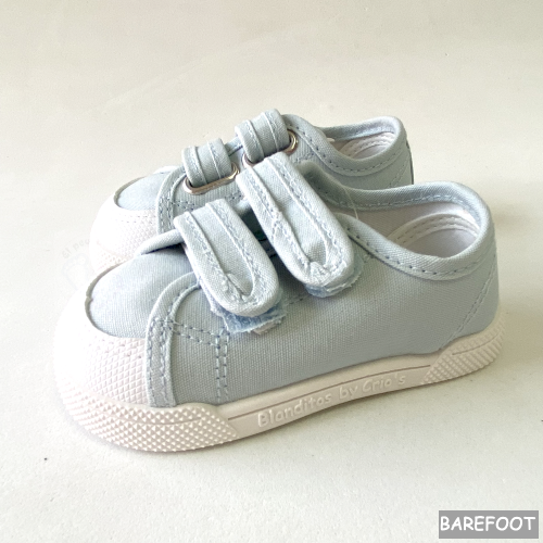 Blanditos by Crios Zapatillas de Lona Coco Azul clarito