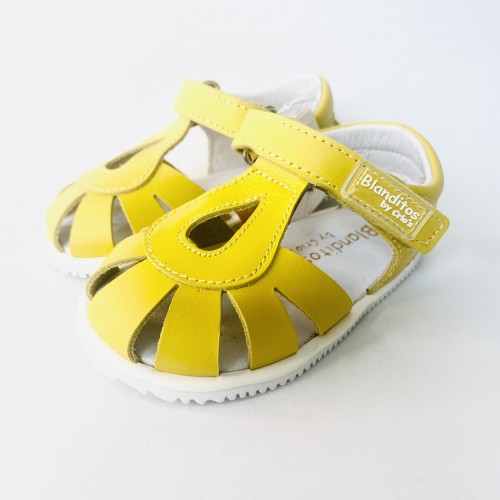 Blanditos Sandalias respetuosas Gota amarillo