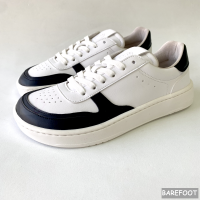 CoqueFlex Calzado Respetuoso Vegano Deportivas Barefoot  Blanco con negro