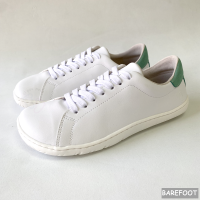 CoqueFlex Calzado Respetuoso Vegano Deportivas Barefoot  Blanco con turquesa