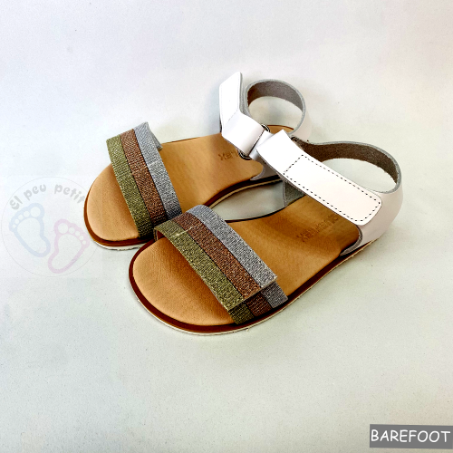 CoqueFlex Sandalias Respetuosas Metalizado