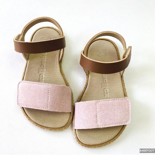 Coqueflex Sandalias barefoot Colima niña piel suave velcro Coqueflex Sandalias barefoot Colima niña piel suave velcro