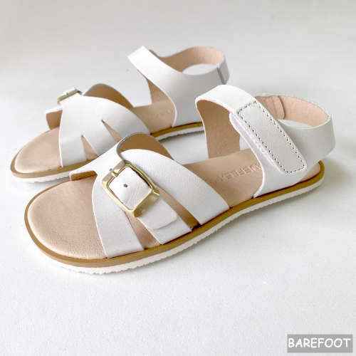COQUEFLEX Sandalias Barefoot de Microfibra MARGOT INDIA – Blanco