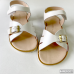 Sandalias Respetuosas COQUEFLEX MARGOT en Blanco – Calzado Vegano Infantil