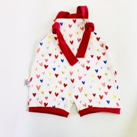 PETO PELELE ARAN PARA BEBE ESTAMPADO CORAZONES PETO PELELE ARAN PARA BEBE ESTAMPADO CORAZONES