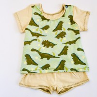 CONJUNTO DINO CAMISETA Y PANTALON CORTO DINO