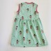 VESTIDO DE COLOR MINT CON ESTAMPADO DE LAS HADAS VESTIDO DE COLOR MINT CON ESTAMPADO DE LAS HADAS