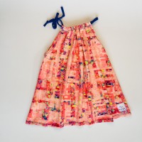 VESTIDO TIRANTES LAZO AZUL PLAYERO VESTIDO TIRANTES LAZO AZUL PLAYERO