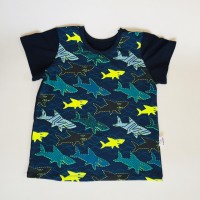 CAMISETA MANGAS LARGAS ESTAMPADO TIBURONES CAMISETA MANGAS LARGAS ESTAMPADO TIBURONES