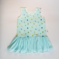 VESTIDO AZUL CELESTE HELADOS VESTIDO AZUL CELESTE HELADOS