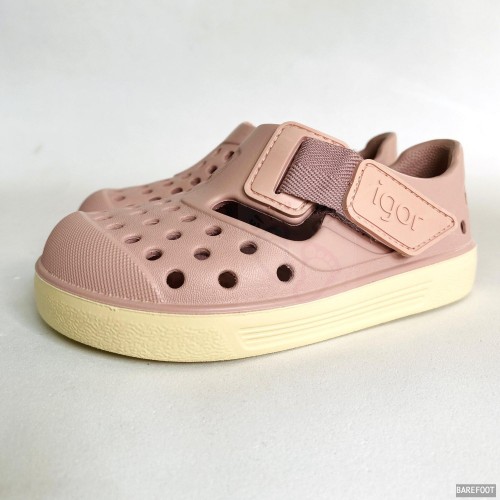 Igor Cangrejeras Respetuosas Malibu Solid Barefoot rosa