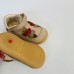 KICKERS SANDALIAS BEBE SUSHY BEIGE ROUGE