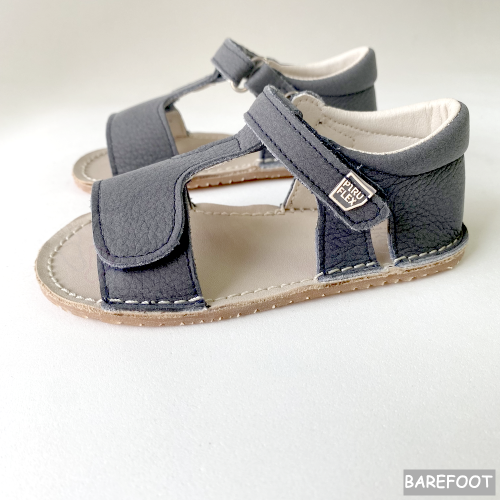 PIRUFLEX Sandalias Respetuosas de Piel Piruflex – Barefoot Infantil Verano Azul