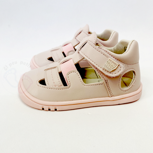 PiruFlex Sandalias respetuosas microfibra 2 velcros Rosa