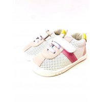 PiruFlex Zapatos Deportivos Blancos combinado con rosa