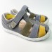 ZAPY SANDALIAS PARA NIÑOS TIRAS GRAFITO Y MOSTAZA