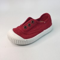 ZAPY ZAPATILLAS DE LONA 30489 GUINDA CON GOMA