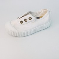 ZAPY ZAPATILLAS DE LONA BLANCO CON GOMA ZAPY ZAPATILLAS DE LONA BLANCO CON GOMA