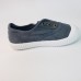 ZAPY ZAPATILLAS DE LONA GRIS CON GOMA