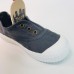 ZAPY ZAPATILLAS DE LONA GRIS CON GOMA