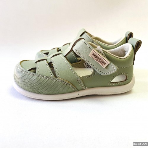 ZapyFlex Sandalias barefoot velcro niños manzana