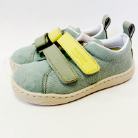 ZapyFlex Calzado Respetuoso Lona con dos veleros color verde 